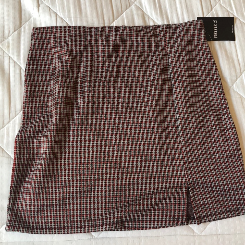 NWT plaid skirt